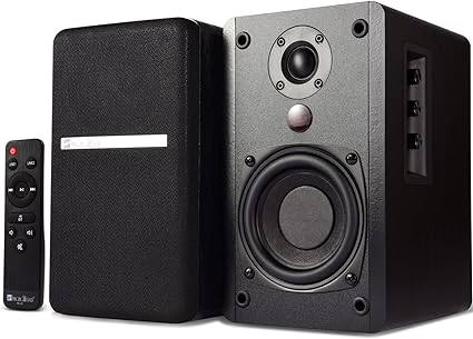 SINGING WOOD BT25 Bluetooth 5.0 Powered Bookshelf Speakers