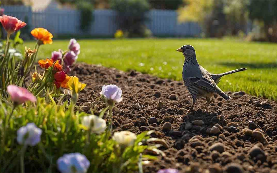 how to stop birds eating grass seed