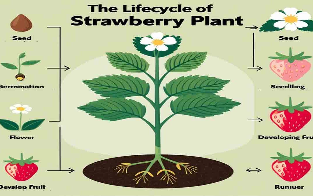 life cycle of strawberry plant