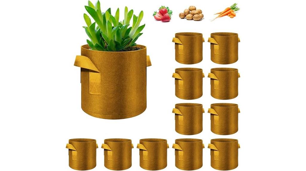 12 pack 5 gallon grow bags