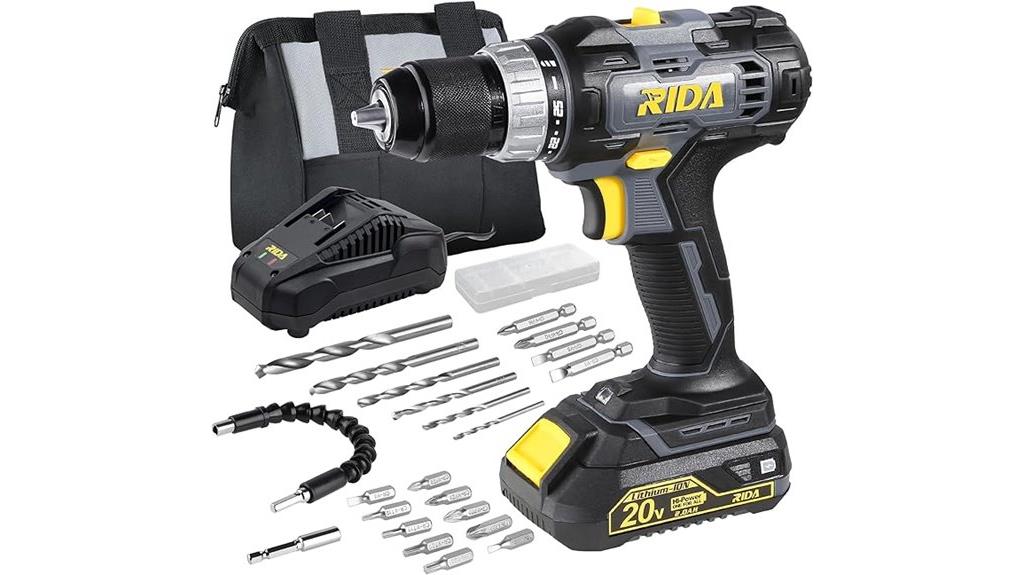 20v cordless drill set