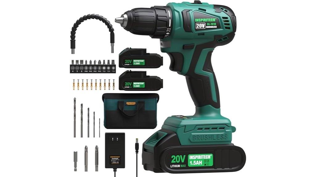 20v drill with accessories