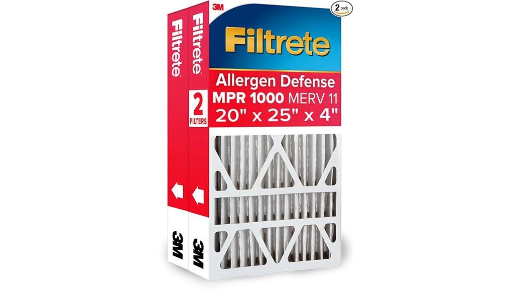 20x25x4 filter pack