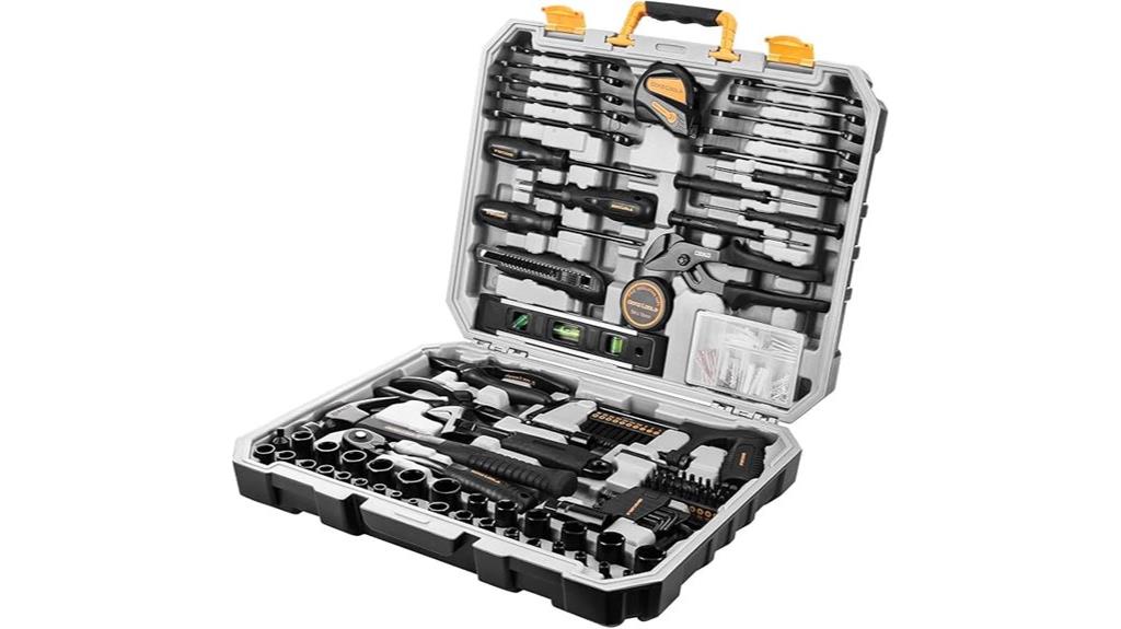 218 piece household tool set