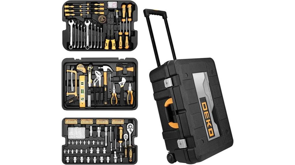 258 piece rolling tool kit