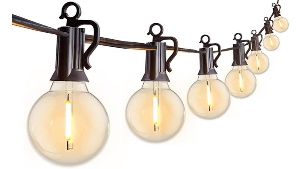 25 feet led globe lights