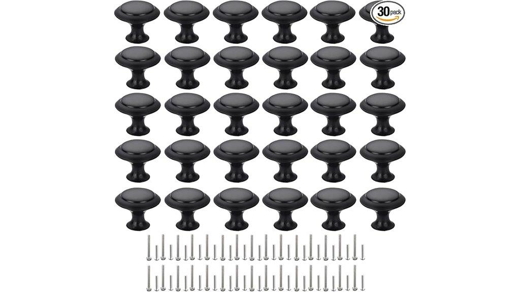 30mm metal drawer knob set