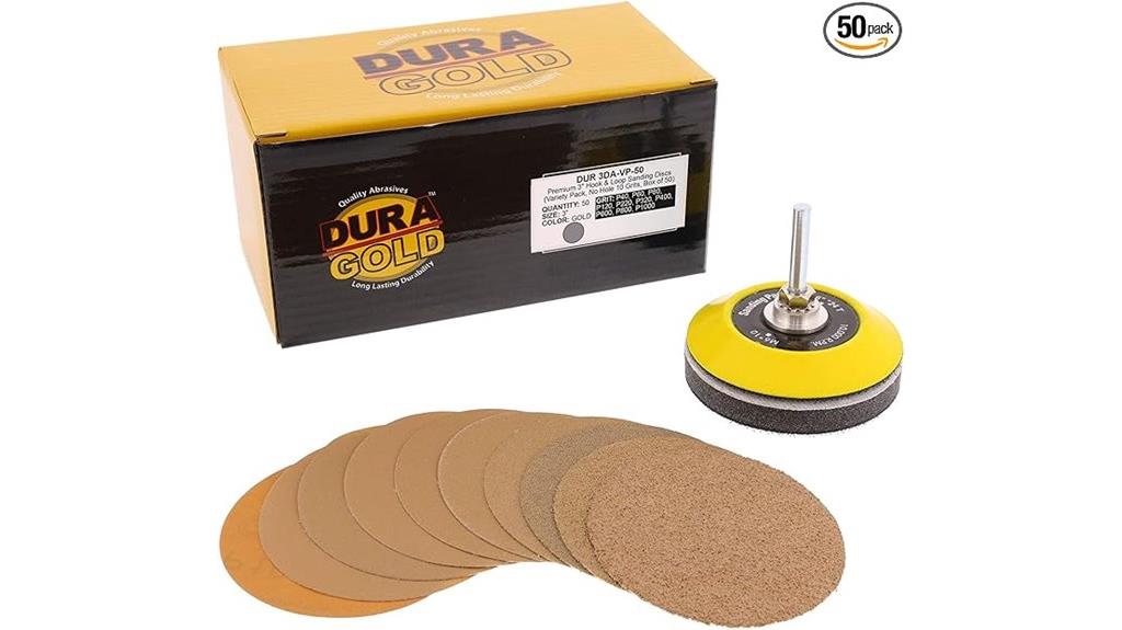 50 pack premium sanding discs