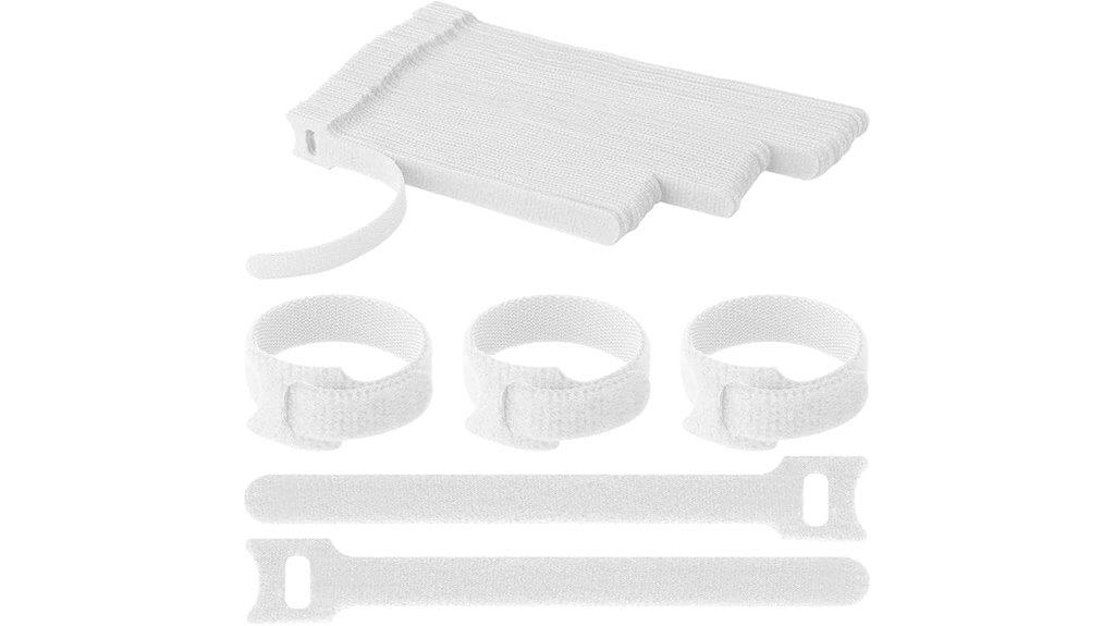 60 piece microfiber cable ties