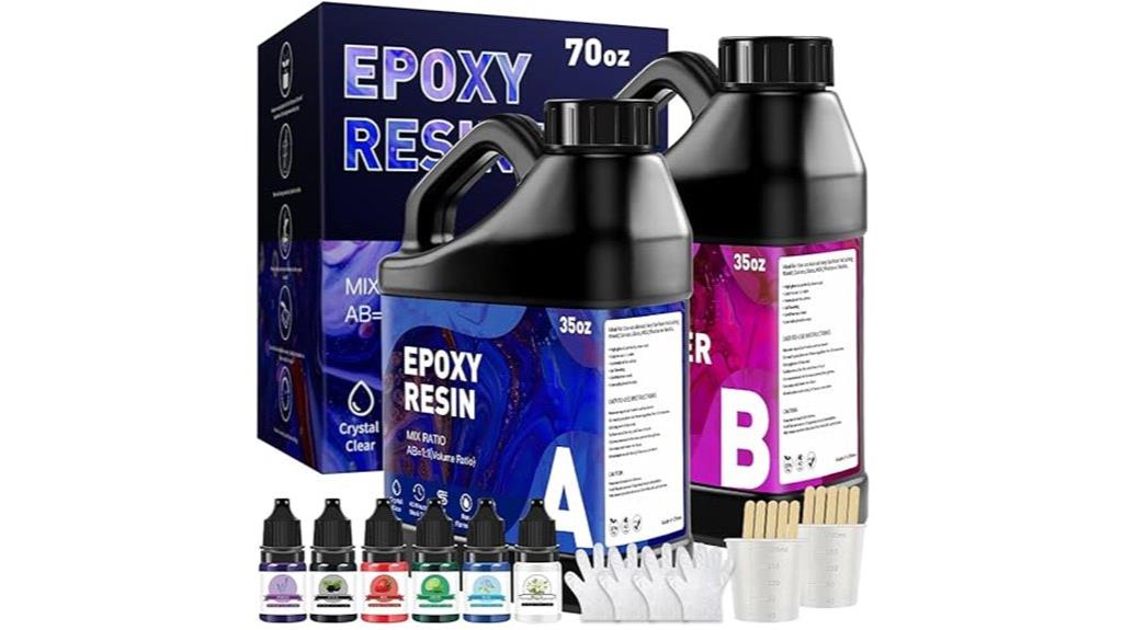 70oz clear epoxy resin