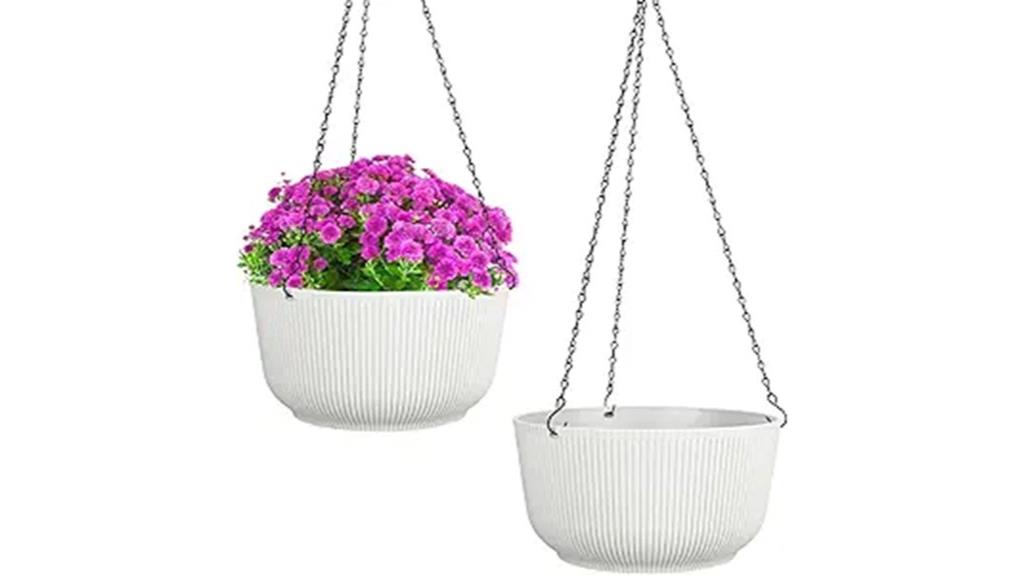 8 inch self watering planters