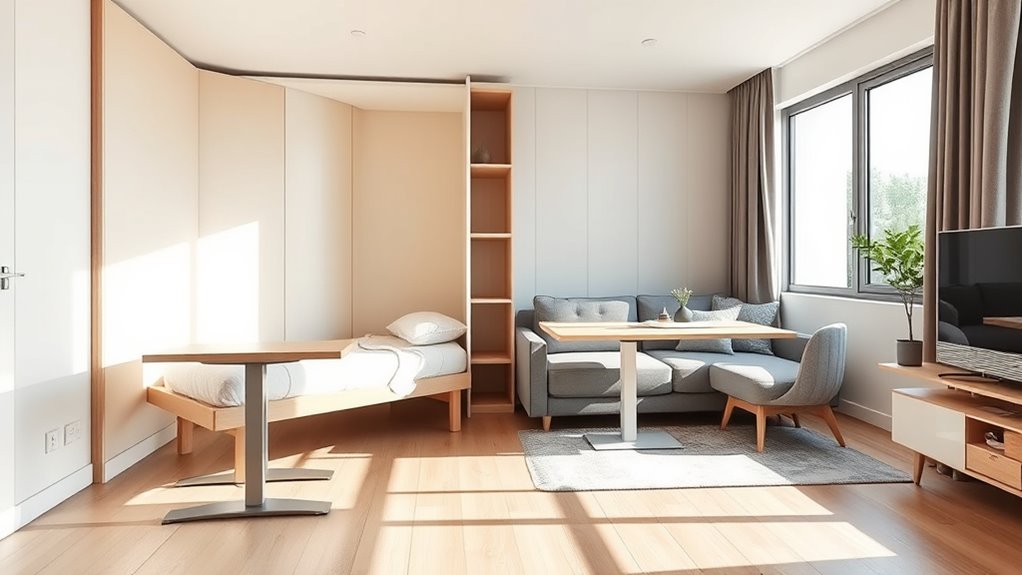adaptable space saving furniture