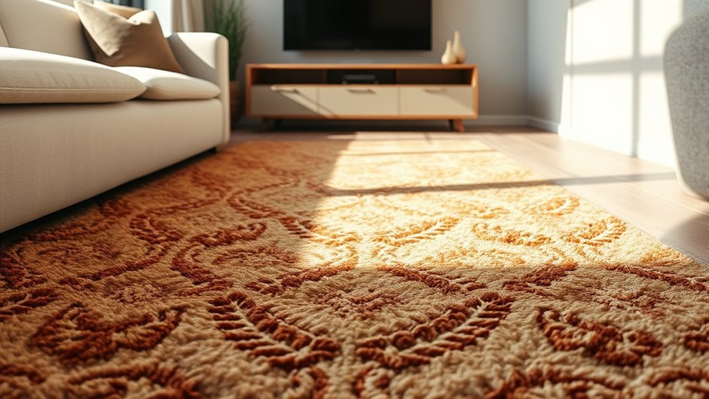 add textured rug layers
