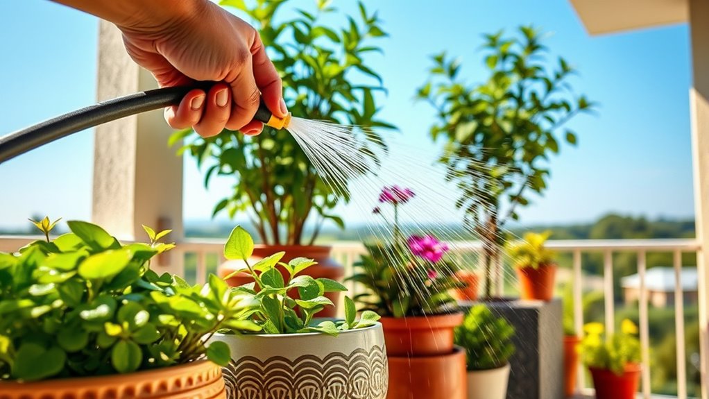 adjust watering for weather