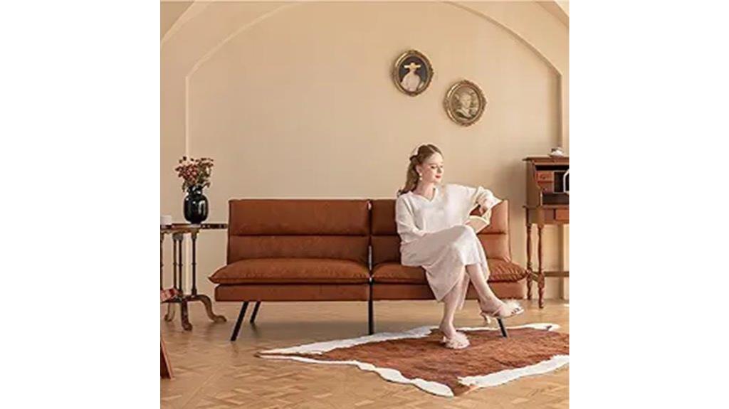 adjustable backrest futon bed