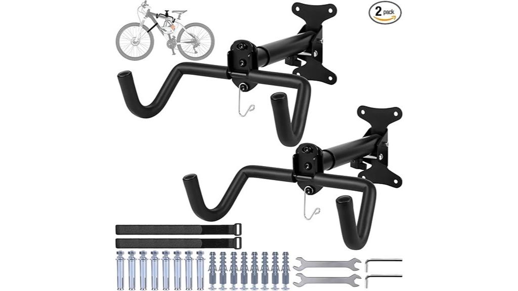 adjustable bicycle wall mount