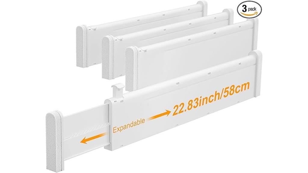 adjustable drawer divider organizers