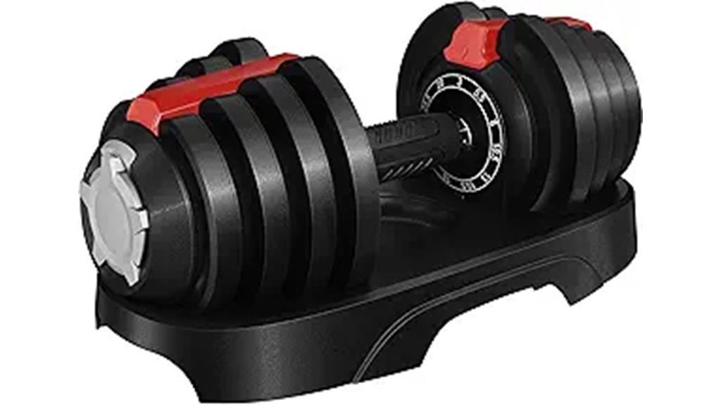 adjustable dumbbell multiple weights