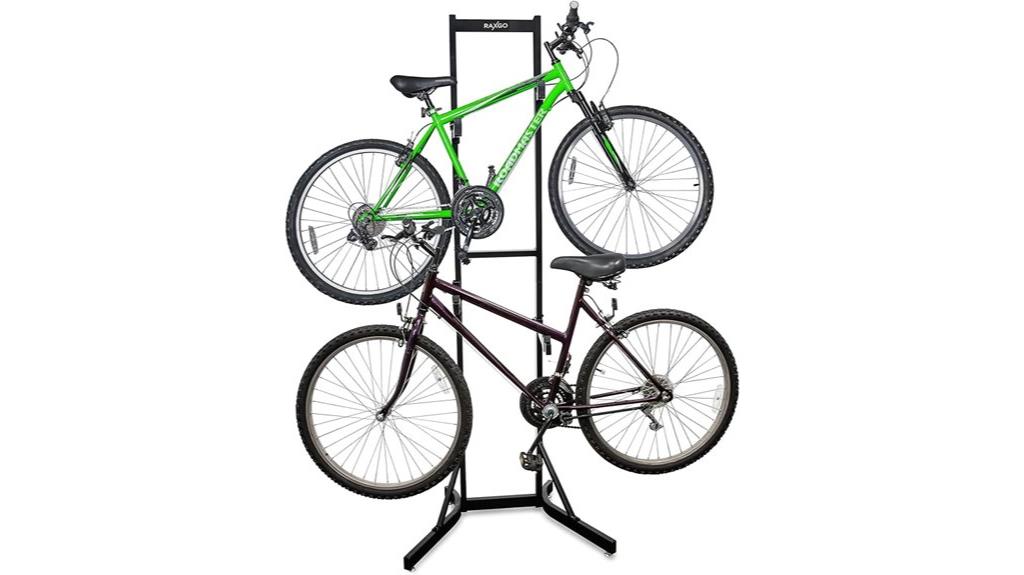 adjustable foldable bike rack