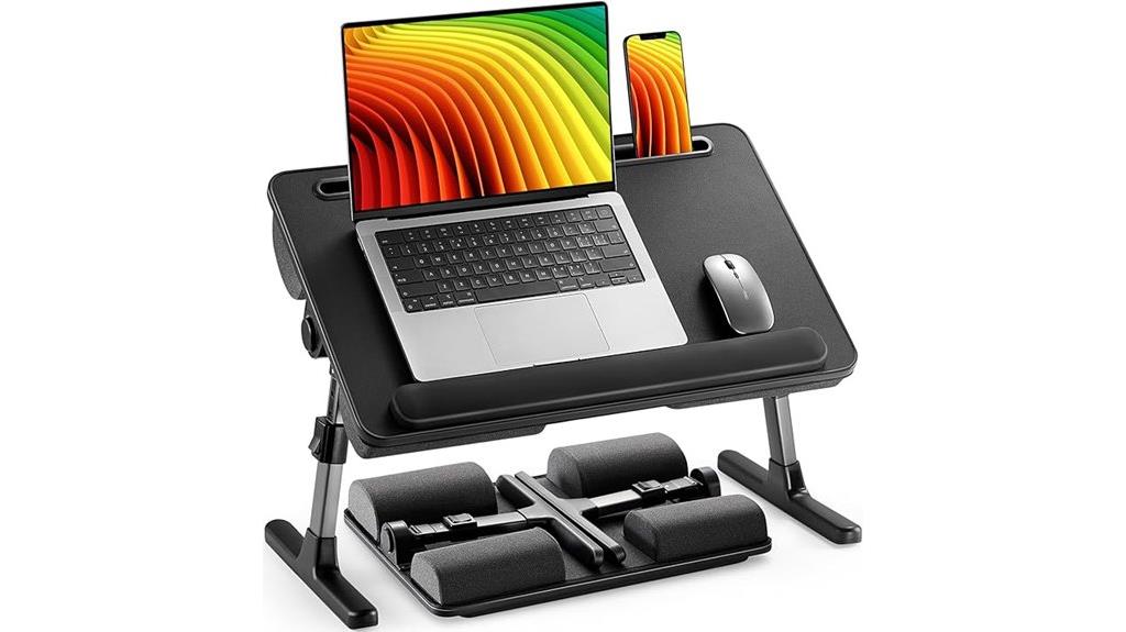 adjustable laptop bed desk