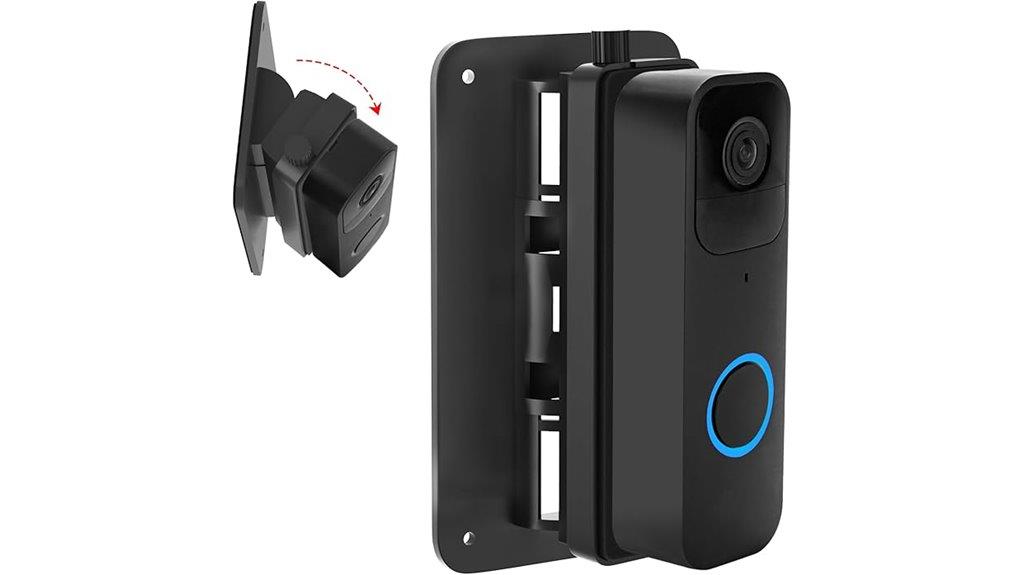 adjustable mount for video doorbells