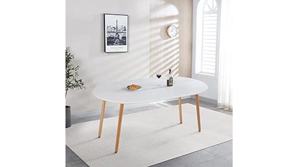 adjustable wooden dining table