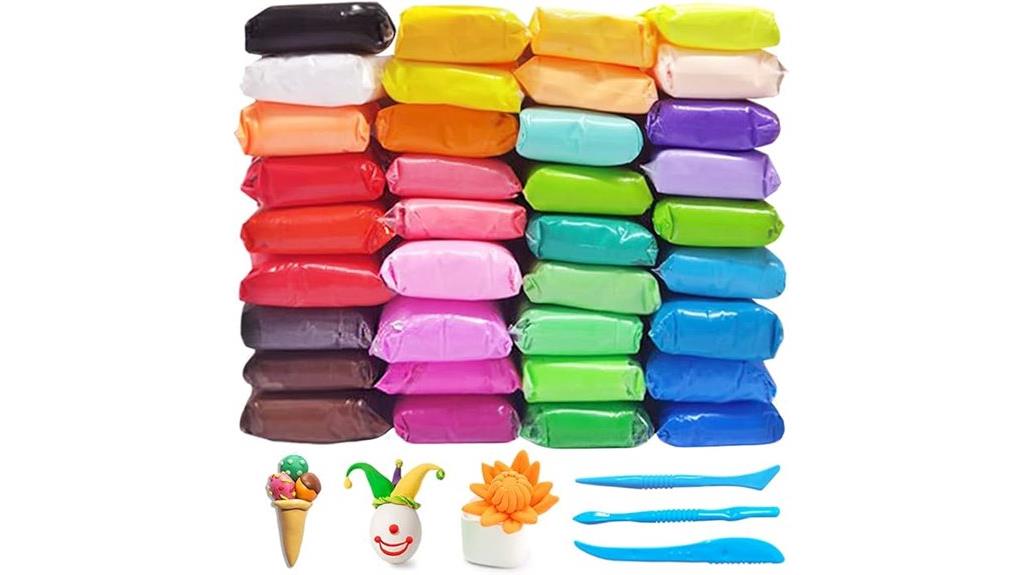 air dry clay set