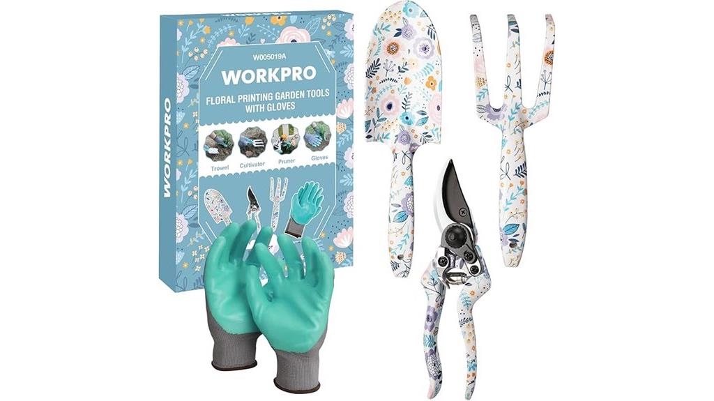 aluminum garden tool set