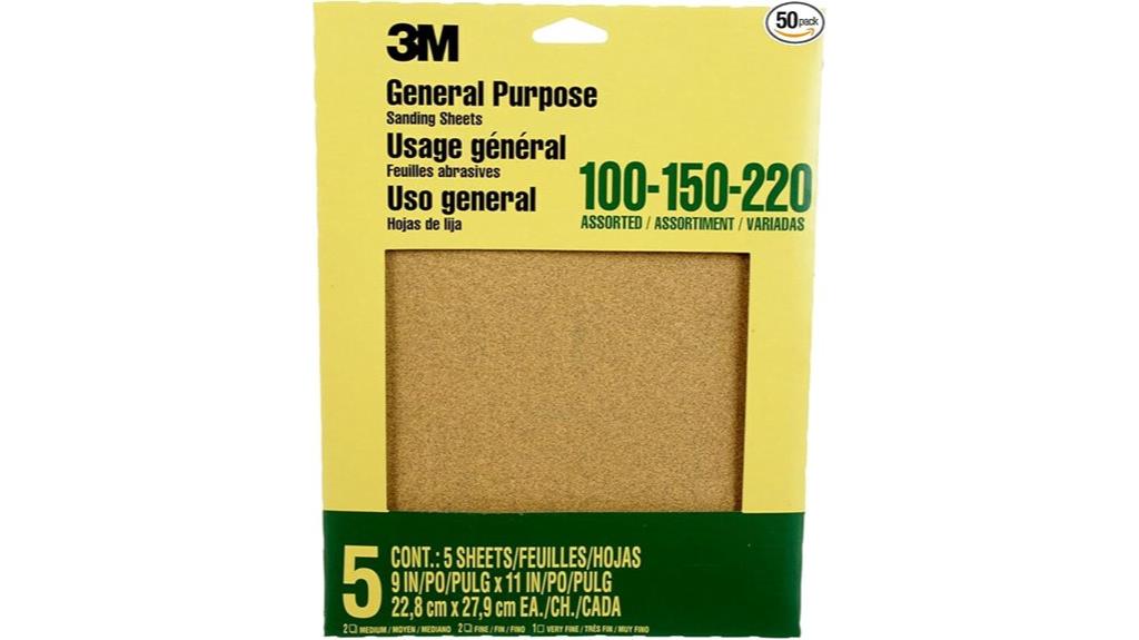 aluminum oxide sandpaper pack