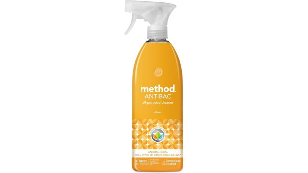 antibacterial spray cleaner