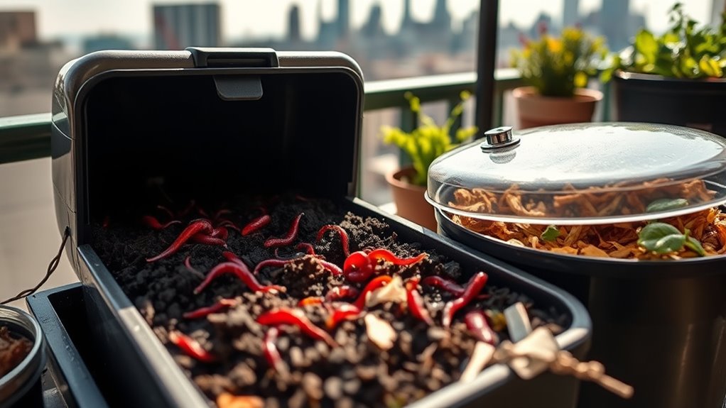 apartment worm composting tips