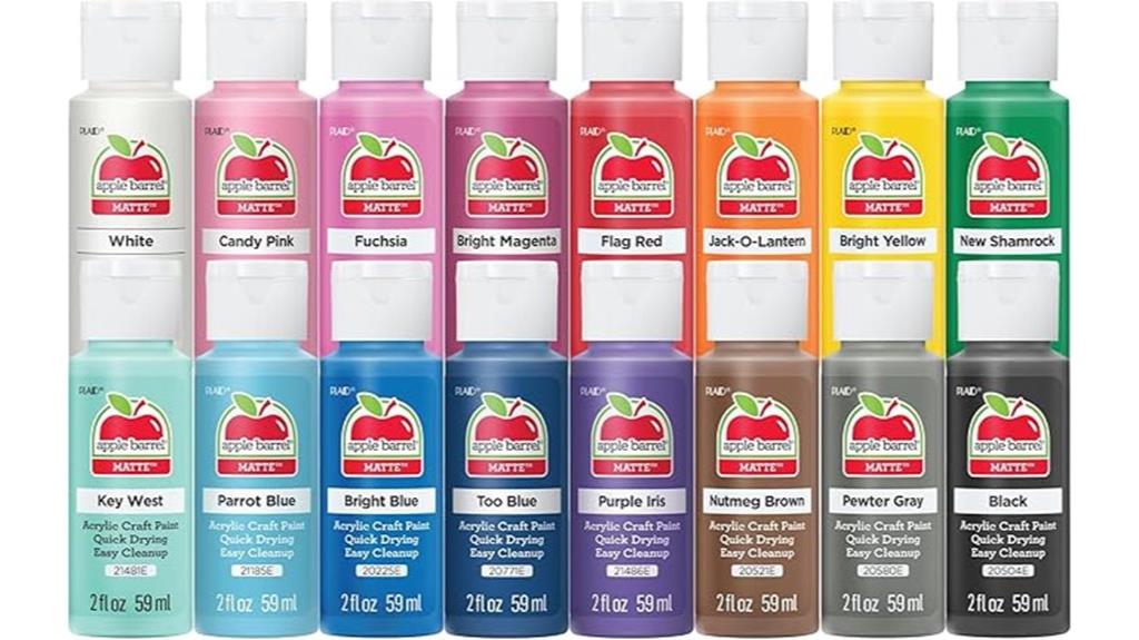 apple spectrum acrylic paint