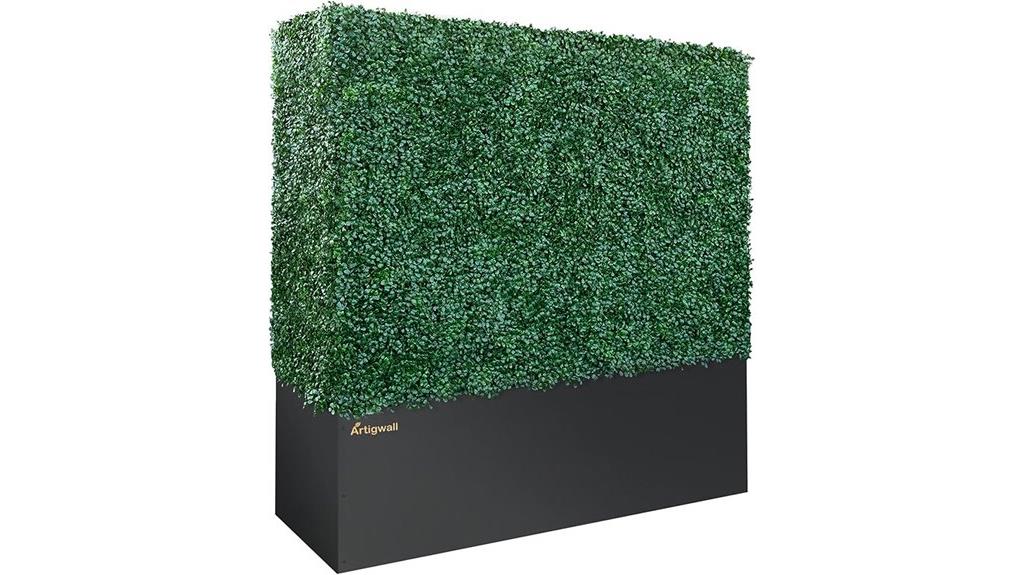 artificial hedge divider wall