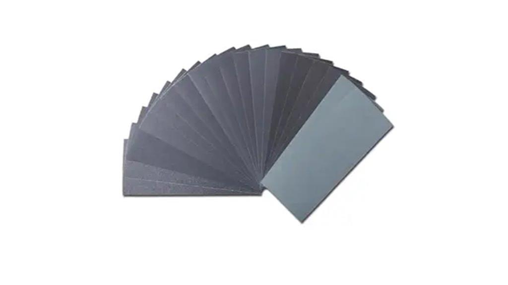 assorted sandpaper sheets pack