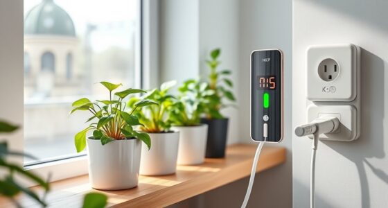 automated plant watering setup