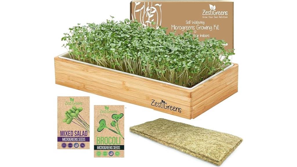 automatic microgreens watering system