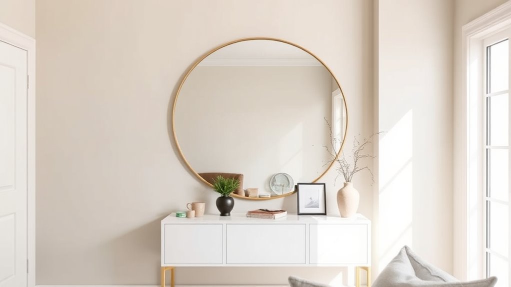 balanced proportional minimalist reflective