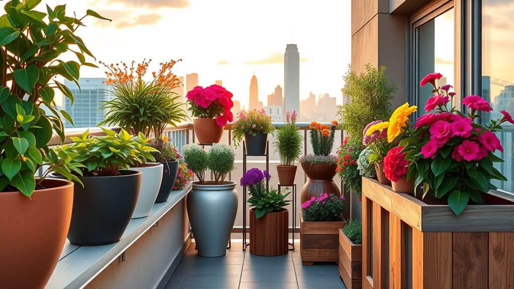 balcony planter selection factors