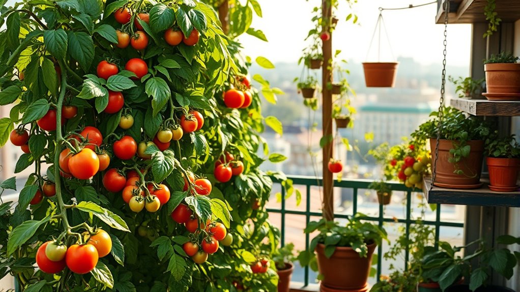 balcony tomato growing tips