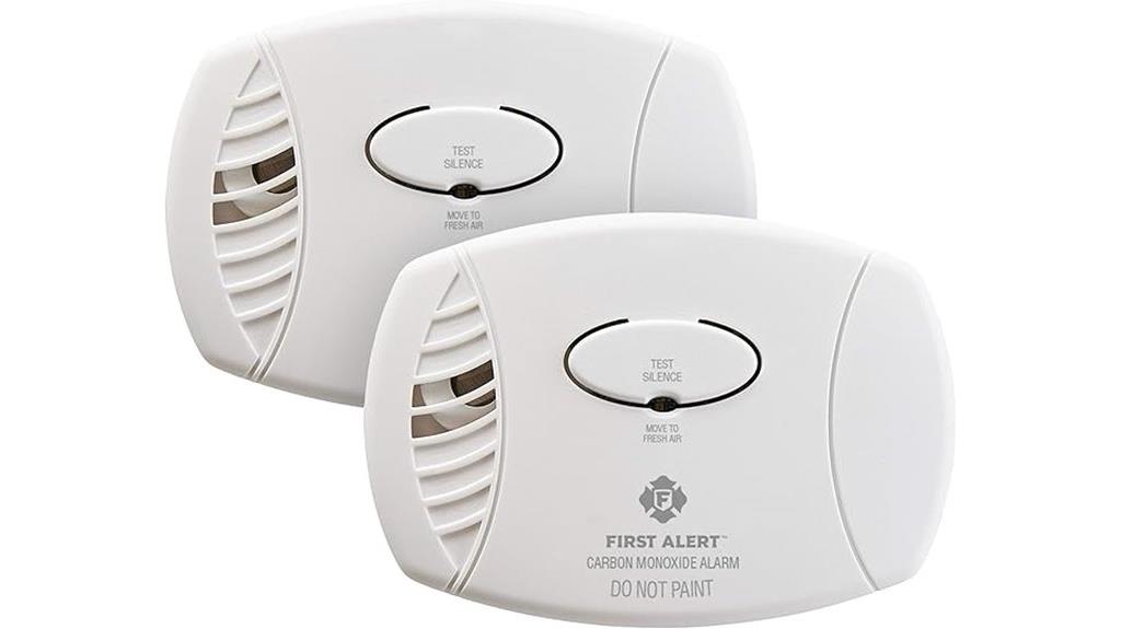 battery operated outlet free co detector