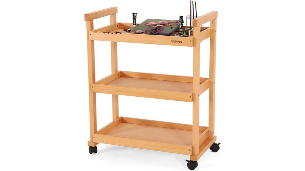 beechwood 3 tier cart