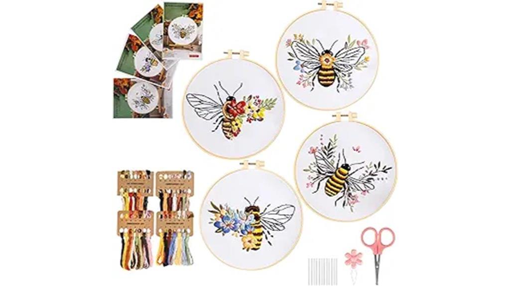 beginner embroidery kit set
