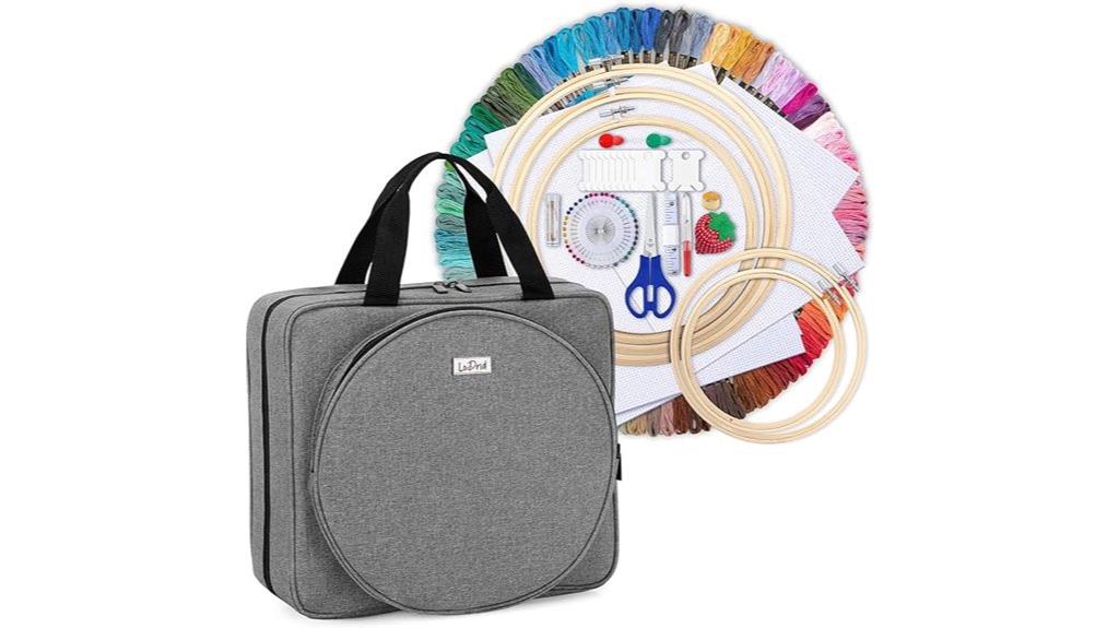 beginner embroidery kit with case