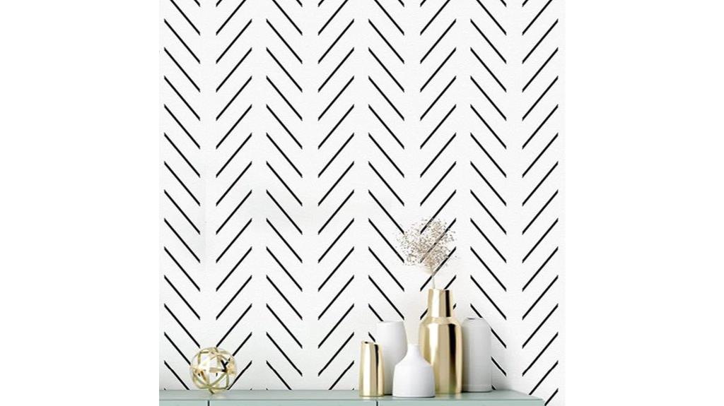 black and white peel wallpaper