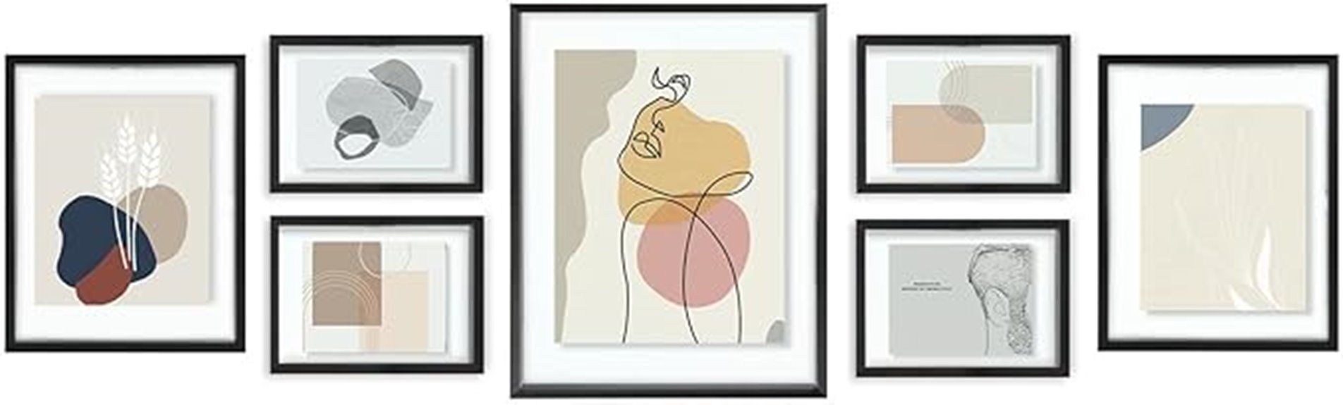 black frame art set