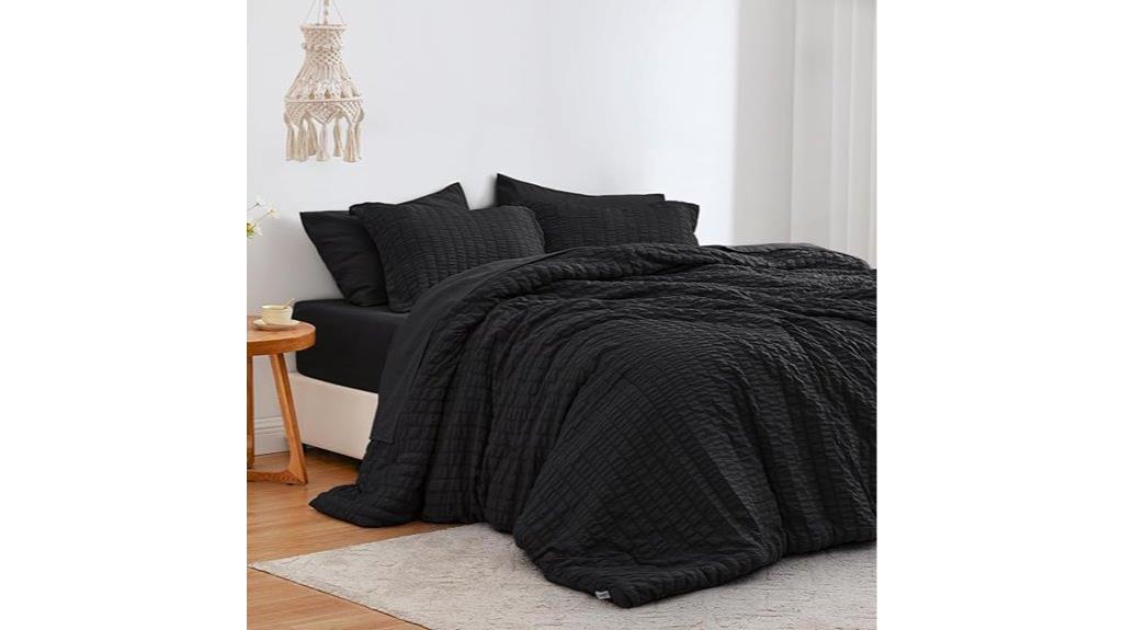 black queen comforter set