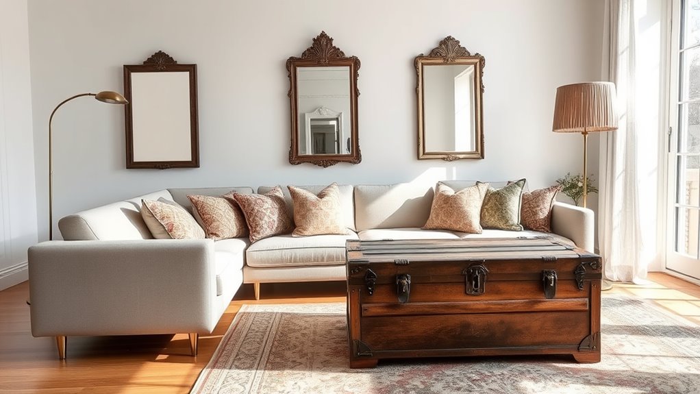 blend vintage with modern