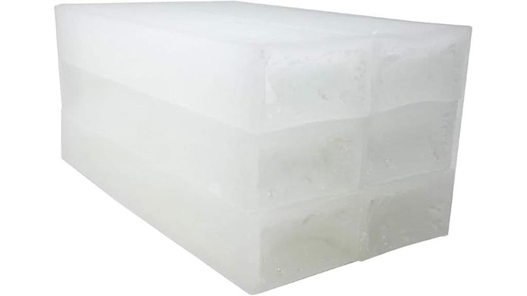 blended wax blocks