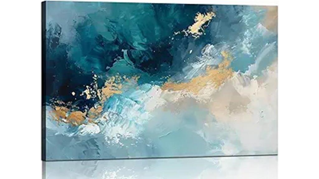 blue ocean wall art