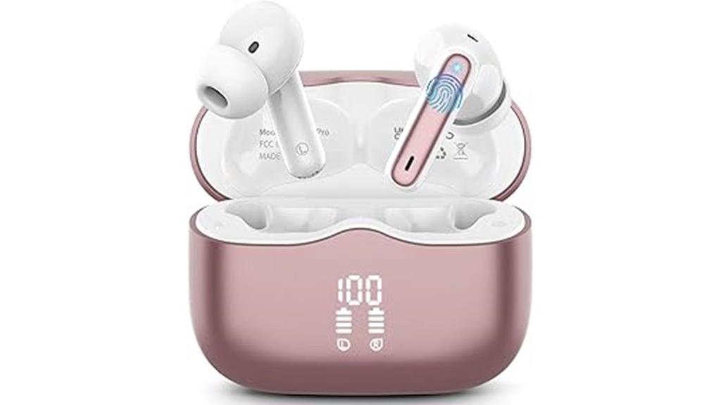 bluetooth waterproof noise canceling earbuds